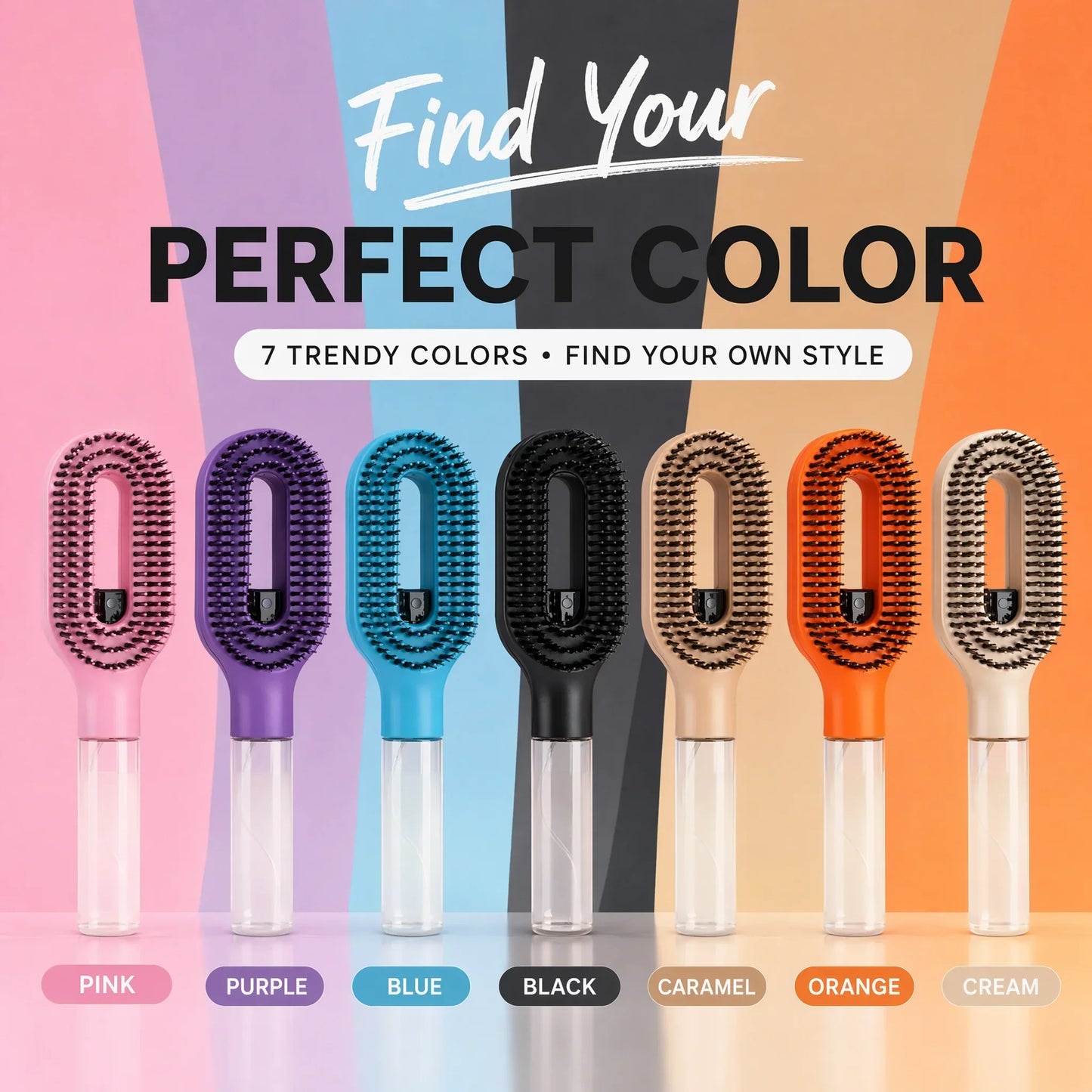 2-in-1 Spray Hairbrush Magic