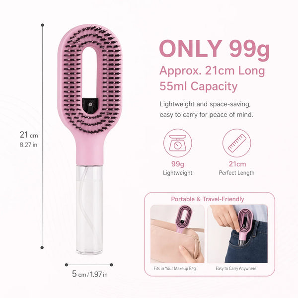 2-in-1 Spray Hairbrush Magic